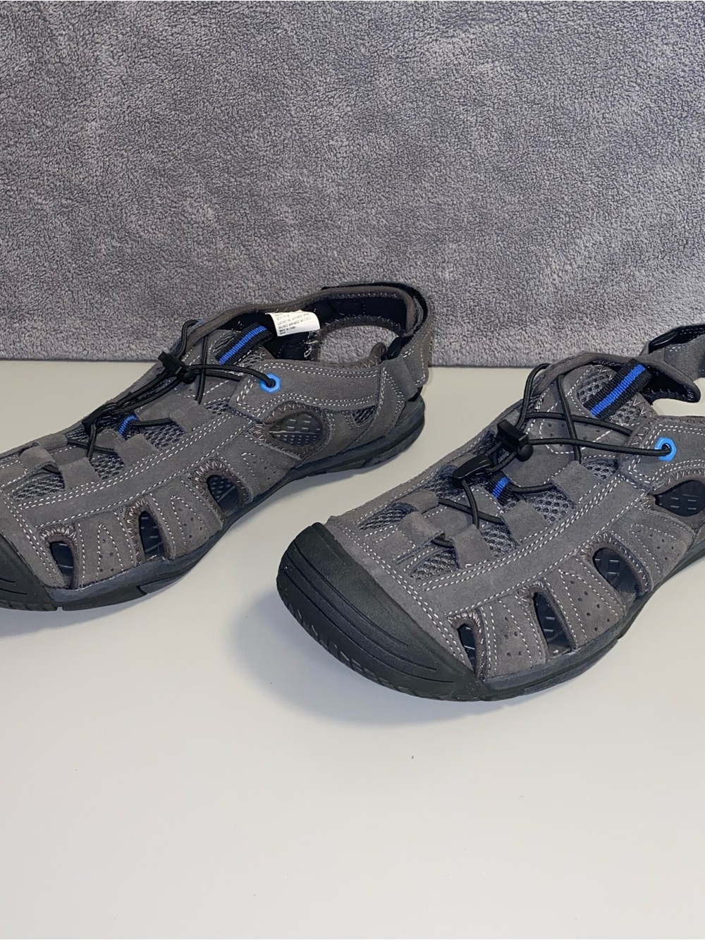 G.H. Bass & Co Defense Grey Closed Toe Outdoor Sandals Mens 10.5M - Picture 4 of 12